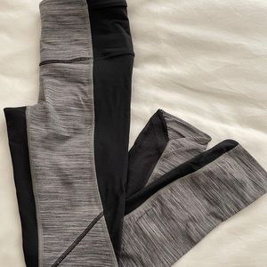 High rise Lululemon running pants